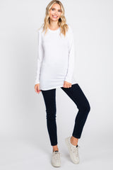 White Long Sleeve Top