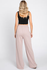 Mocha Wide Leg Joggers