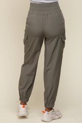 Olive Cargo Pocket Joggers