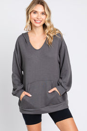 Charcoal Front Pocket Hoodie