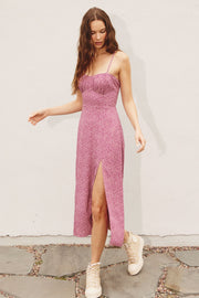 Orchid Sweetheart Laced Up Dress