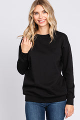 Black Pullover Sweatshirt