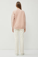 Light Pink Mock Neck Sweater