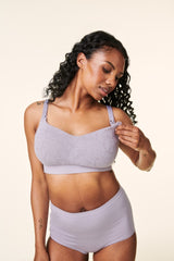 Bravado Grey Intrigue Balconette Nursing Bra