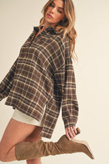 Brown Plaid Shirt