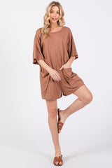 Camel Basic Romper