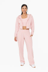 Light Pink Fleece Lined Lounge Pants