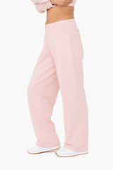 Light Pink Fleece Lined Lounge Pants