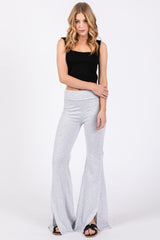 Grey Terry Flare Lounge Pants