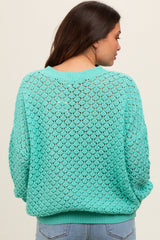 Aqua Knit Long Sleeve Maternity Top