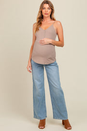 Light Blue Bootcut Maternity Jeans