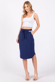 Light Navy Blue Skirt