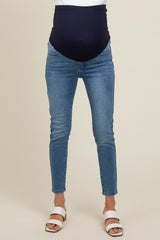 Light Blue Maternity Skinny Jeans