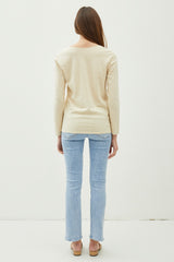 Beige Long Sleeve Shirt