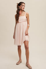 Light Pink Tulle Skirt Dress