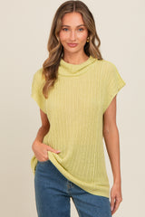 Lime Knit Tunic Sweater Top