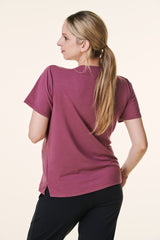 Plum Bravado Lift Up Nursing/Maternity Top