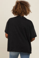 Charcoal Vintage Wash Oversized Tee