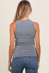 Grey Heathered Maternity Tank Top