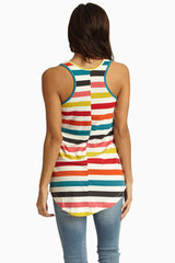 Multi-Colored Striped Tank Top