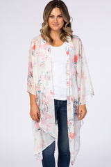 PinkBlush White Floral Cover Up