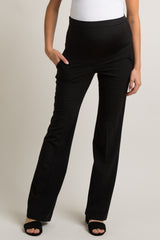 PinkBlush Black Straight Leg Maternity Dress Pants