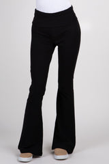 Black Foldover Pants