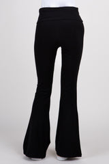 Black Foldover Pants