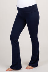 Navy Blue Basic Maternity Lounge Pants