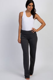 PinkBlush Charcoal Grey Foldover Lounge Pants