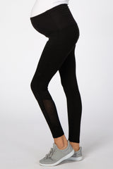 Black Basic Maternity Leggings