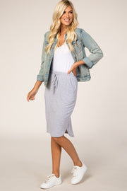 Heather Grey Skirt