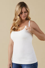 White Bravado Designs Classic Nursing Cami