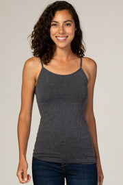 Charcoal Fitted Cami