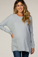 Grey Thermal Maternity Tunic