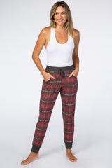 Red Plaid Pajama Pants