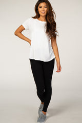 Black Basic Maternity Legging