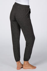 Charcoal Soft Brushed Drawstring Lounge Pants