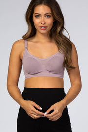 Mauve Bravado Designs Body Silk Seamless Sheer Nursing Bra