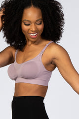 Mauve Bravado Designs Body Silk Seamless Sheer Nursing Bra