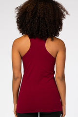 Dark Red Racerback Tank Top