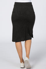 Charcoal Drawstring Skirt