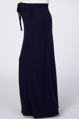 Navy Blue Maternity Maxi Skirt