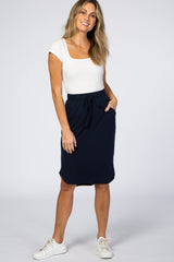 Navy Blue Skirt