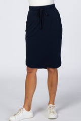 Navy Blue Skirt