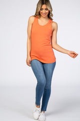 Orange Racerback Tank Top