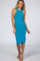 Aqua Super Soft Fitted Maternity Dress