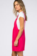 Fuchsia Short Overalls