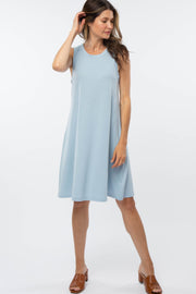 Light Blue Sleeveless Dress