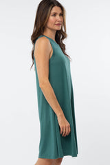 Teal Sleeveless Dress